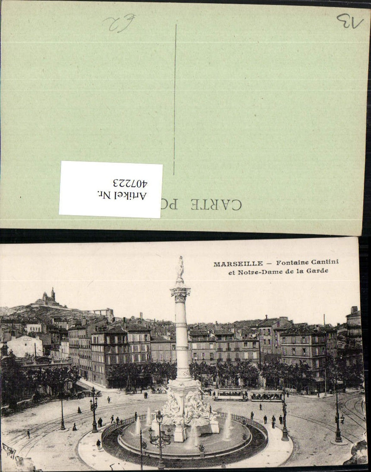 407223,Provence-Alpes-Cote-Azur Bouches-de-Rhone Marseille Fontaine Cantini fountain column