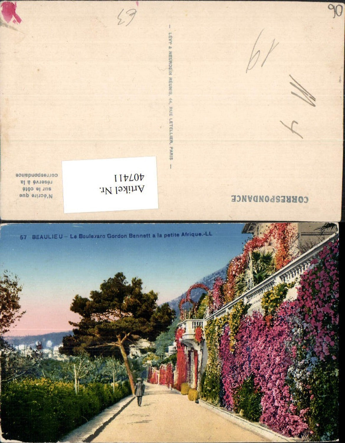 407411,Provence-Alpes-Cote-Azur Alpes-Maritimes Beaulieu Boulevard Gordon Bennett Straße