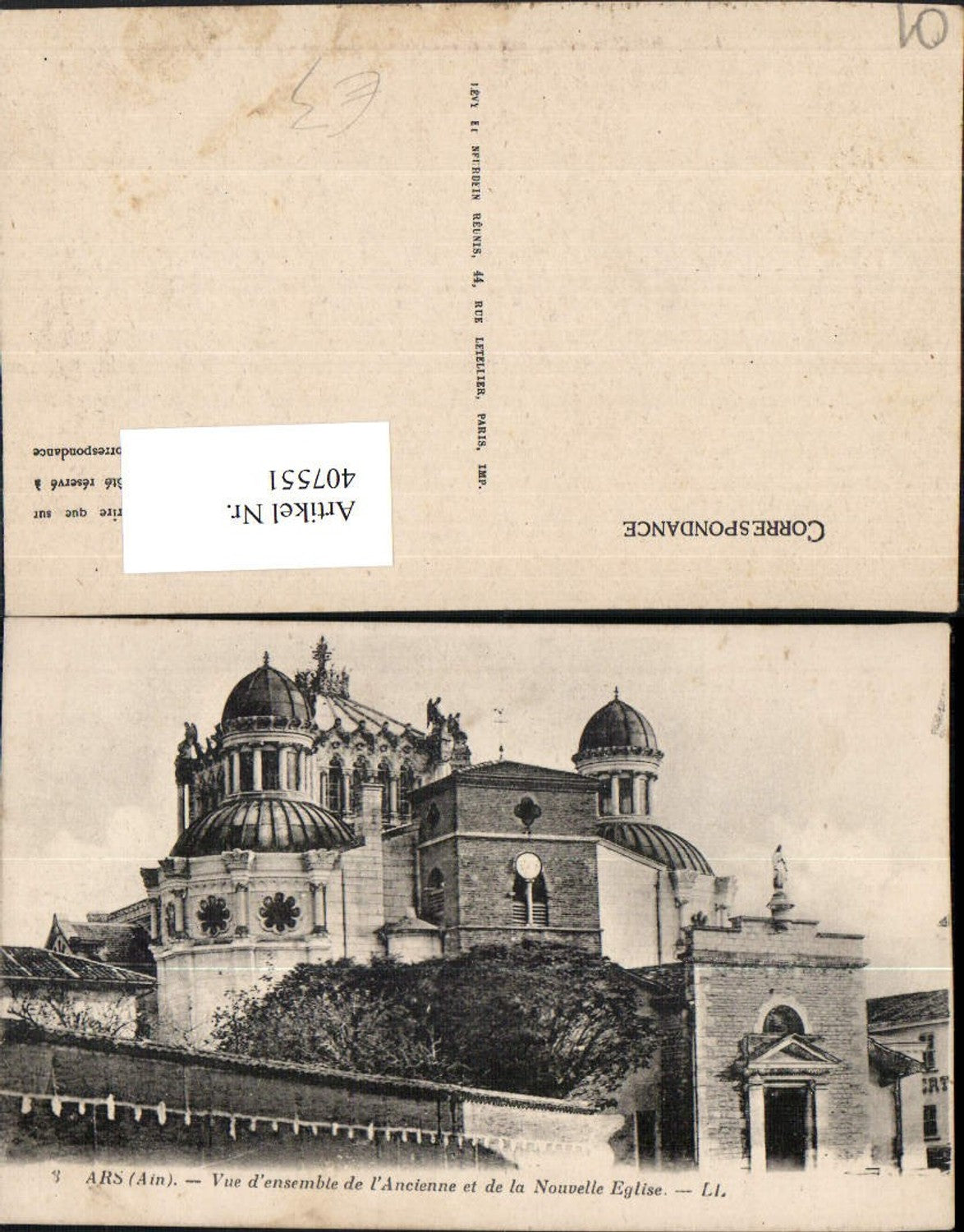 407551,Rhone-Alpes Ain Ars Nouvelle Eglise Church