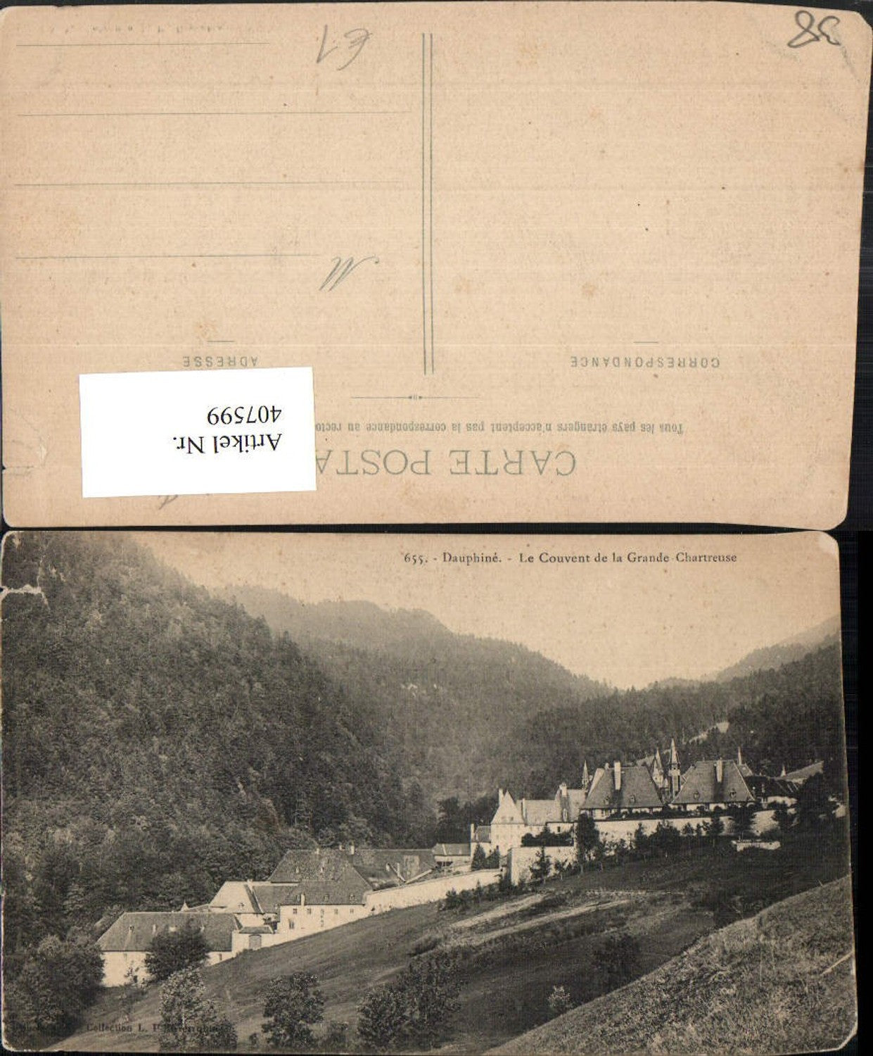 407599,Rhone-Alpes Isere Le Couvent de la Grande Chartreuse monastery