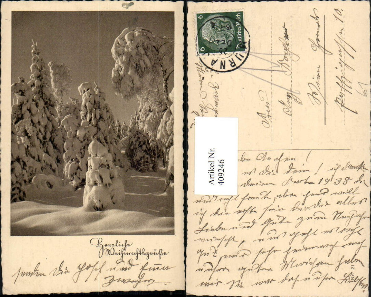 409246, Christmas Winter Landscape Forest Trees