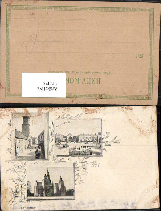 412075,Denmark Kobenhavn Copenhagen Tivoli's Indgang Castle multi-image map