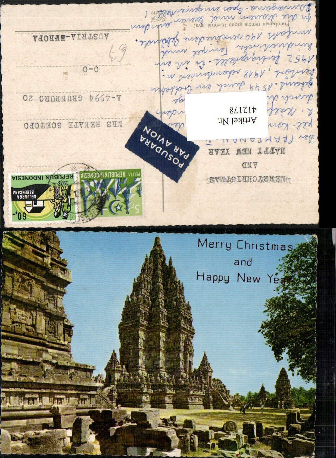 412178,Indonesia Central Java Prambanan temple group Temple