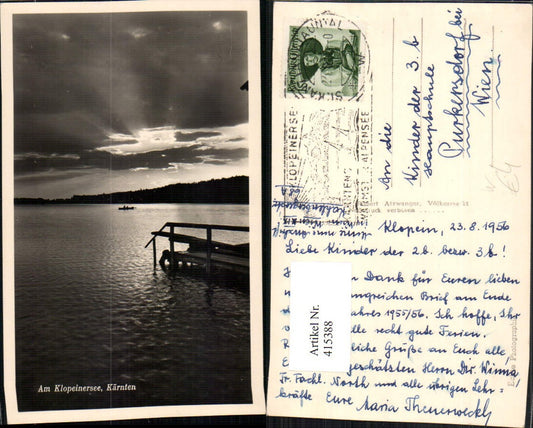 415388,Klopeinersee See b. St. Kanzian Stimmungsbild