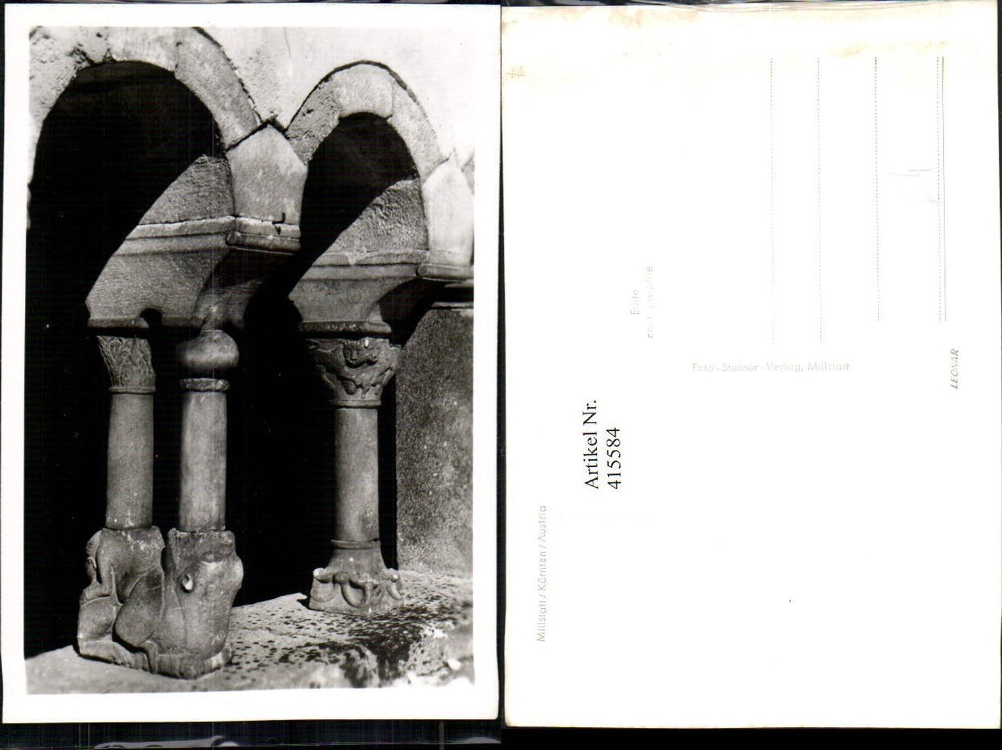 415584, Millstatt am See Abbey Arcades Columns