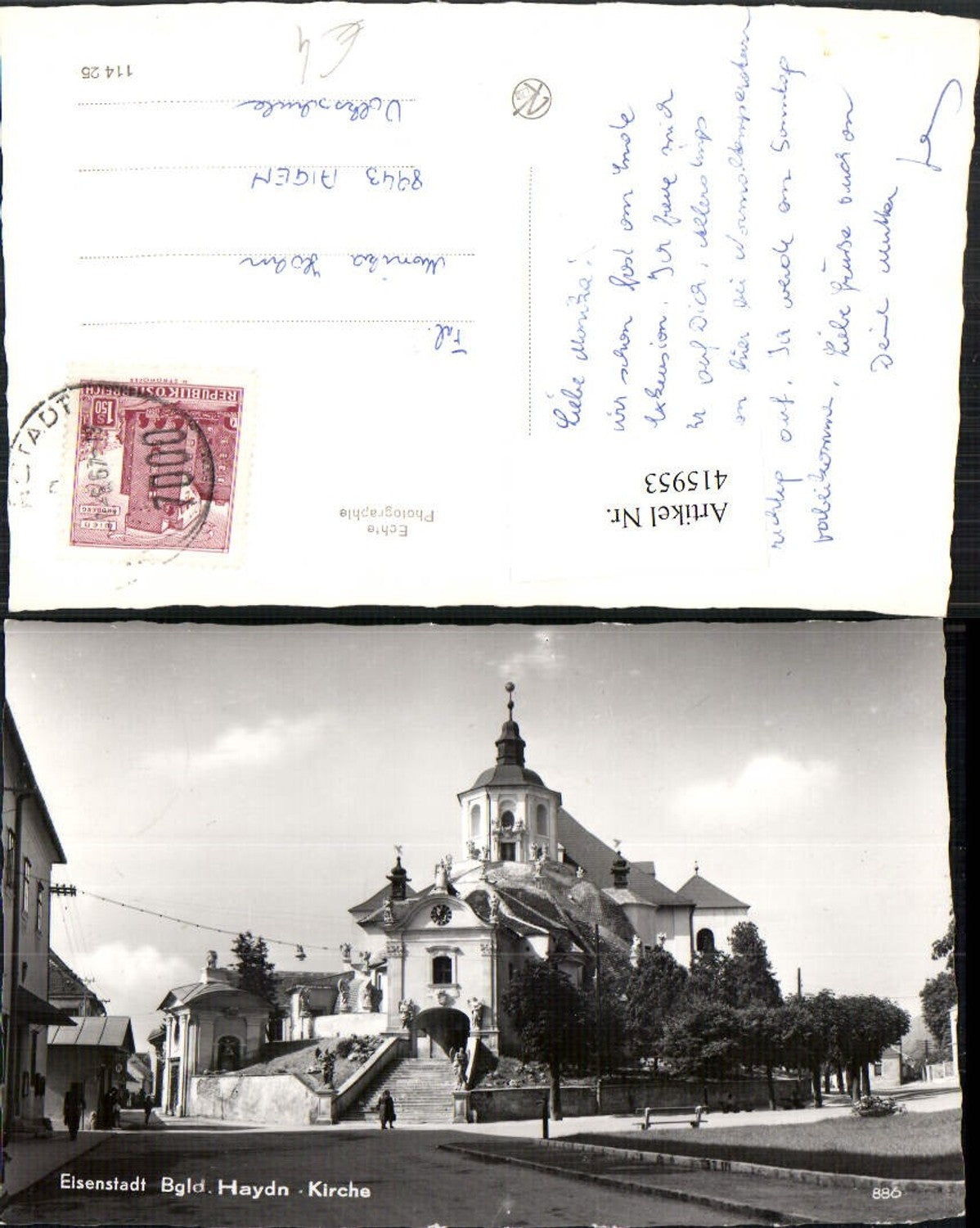 415953, Eisenstadt Haydn Church Street view