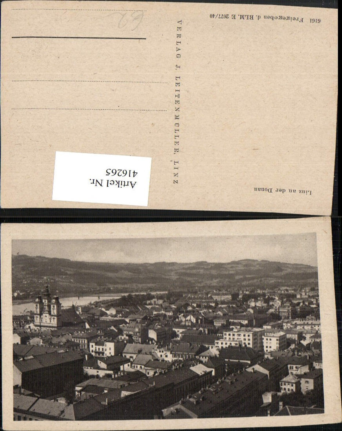 416265, Linz on the Danube, partial view