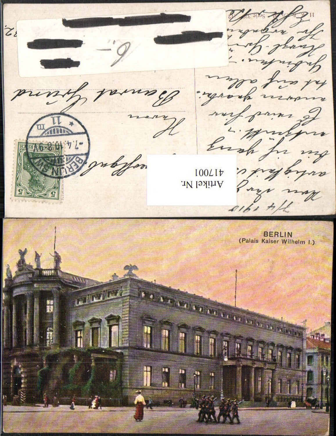 417001, Berlin Palais Kaiser Wilhelm I