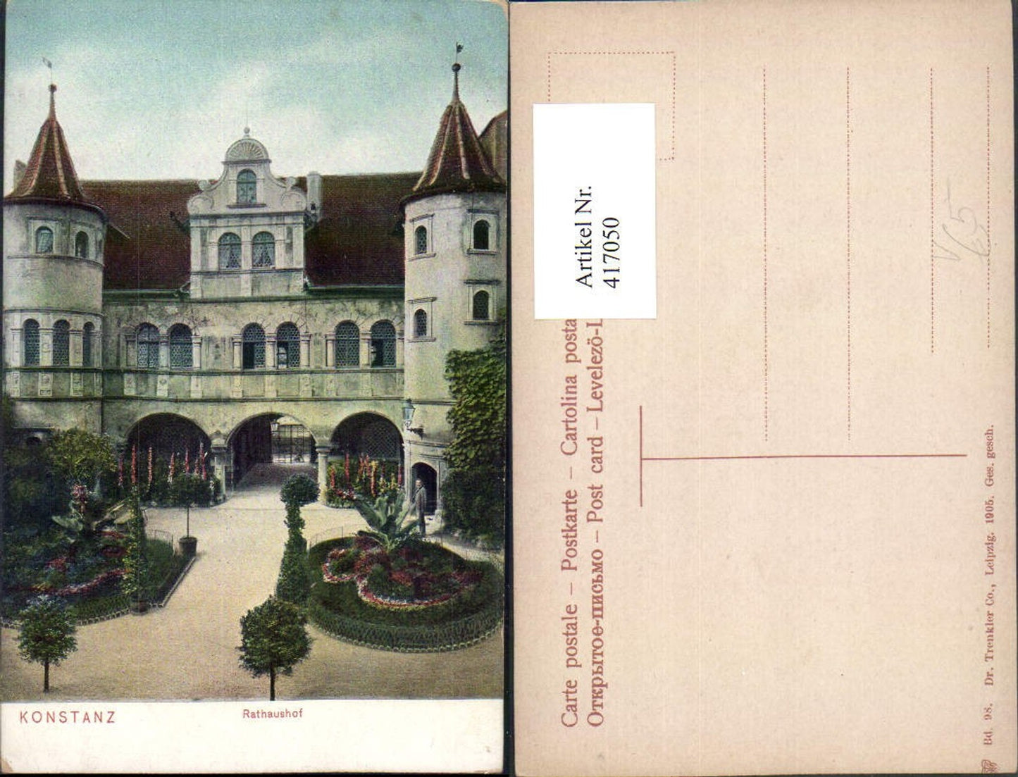 417050, Konstanz on Lake Constance, Rathaus Hof pub Trenkler Co