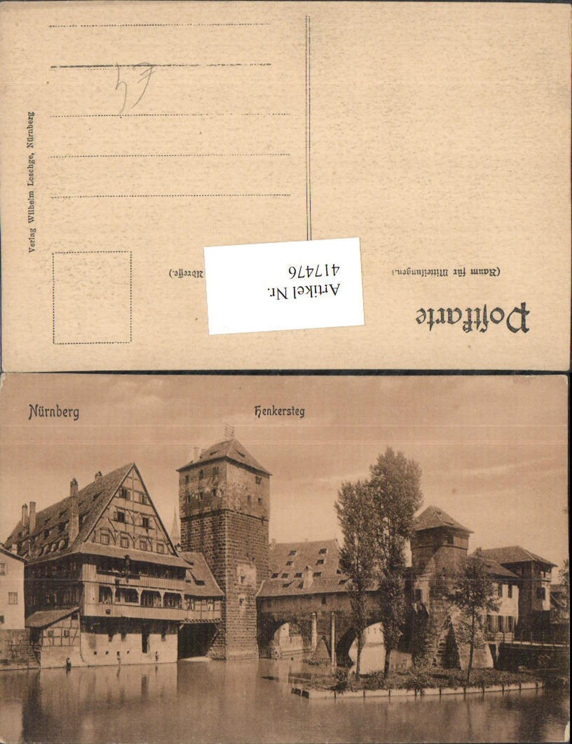 417476,Nürnberg Henkersteg Turm