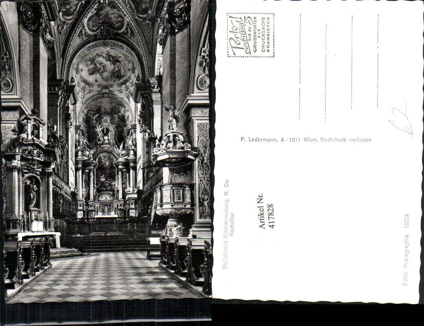 417828, Klosterneuburg Abbey Church, Church Interior View, High Altar