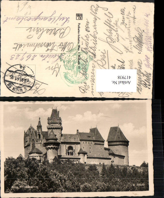 417938, Kreuzenstein Castle near Leobendorf, Field Post Office No. 26923