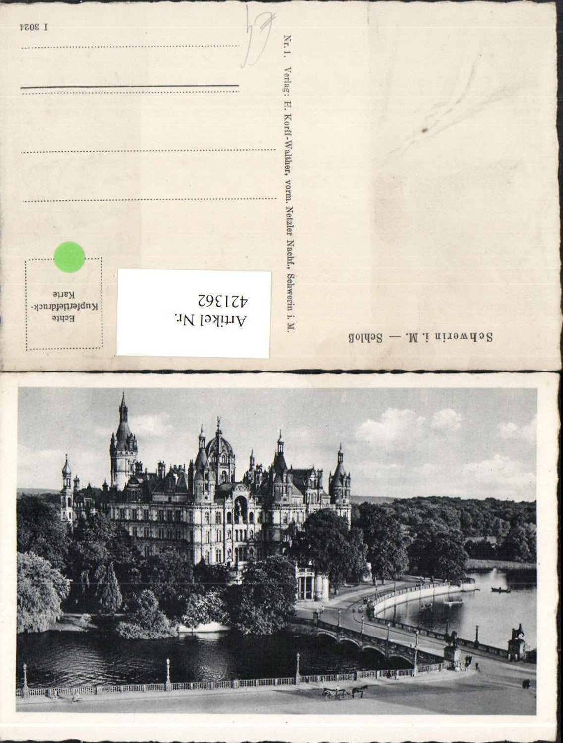 421362, Schwerin Castle Bridge 