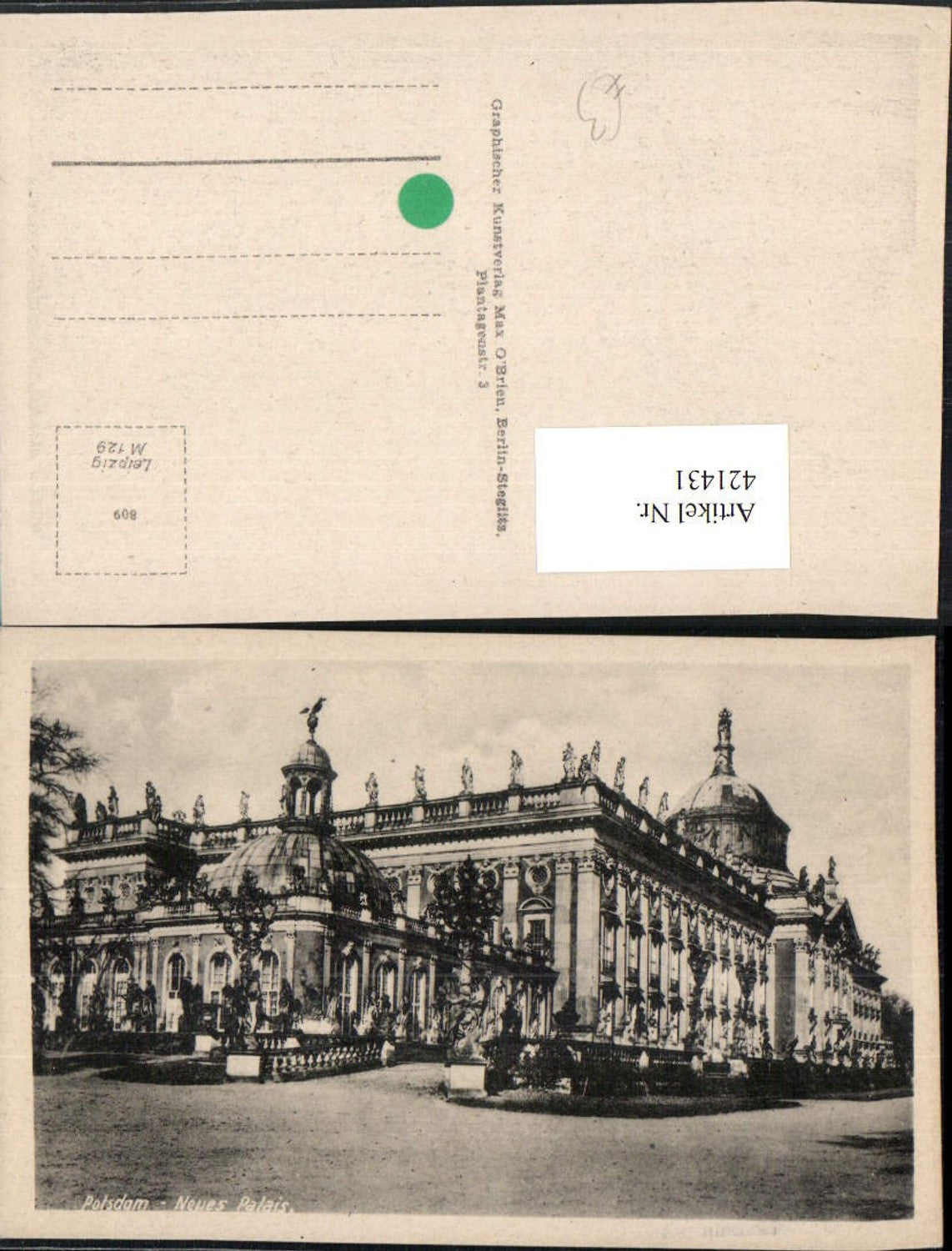 421431, Potsdam New Palace Building