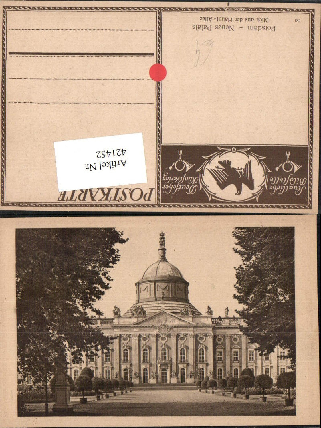 421452, Potsdam New Palace Building