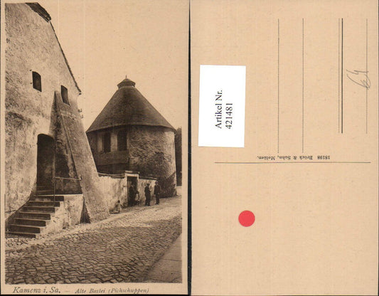 421481, Kamenz in Saxony, Old Bastion, Pichschuppen