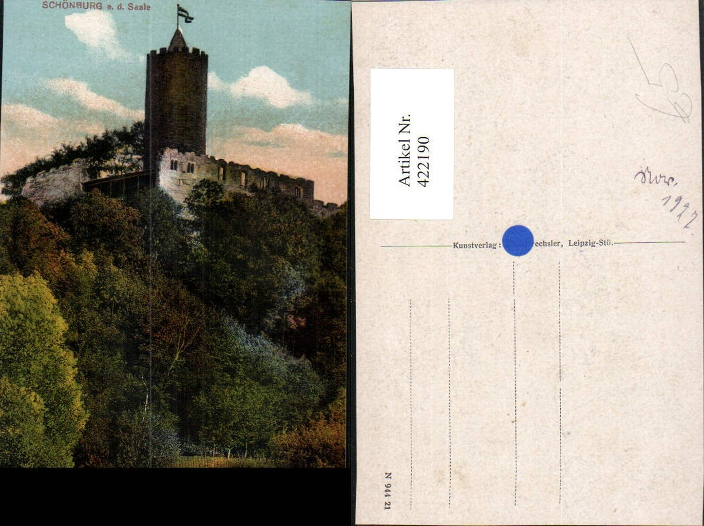 422190, Schönburg an der Saale, Castle Tower