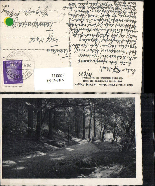 422211, Bad Oberschlema in the Saxon Ore Mountains, Squirrel Fountain on the Poets' Path