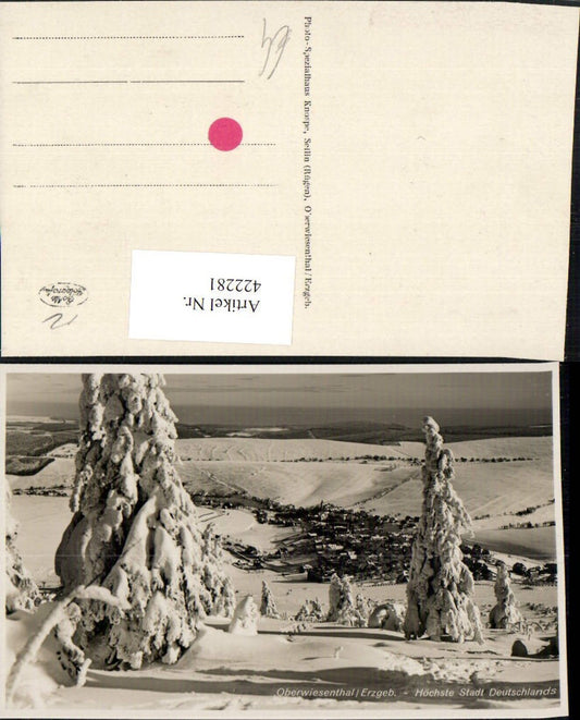 422281, Oberwiesenthal in the Ore Mountains, total winter scene