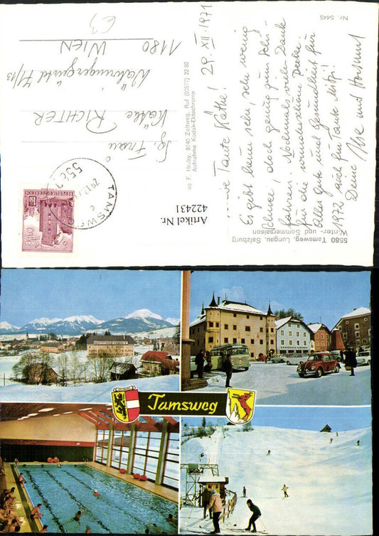 422431, Tamsweg in Lungau, Total indoor swimming pool, ski slope, multi-view map