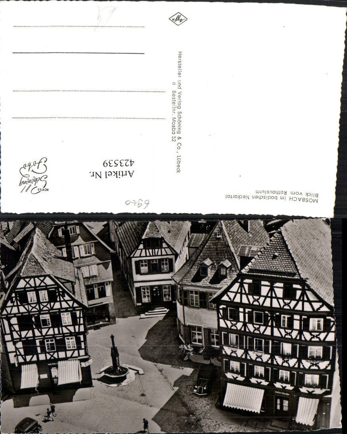 423539, Mosbach im Neckartal, Platz vom Rathausturm