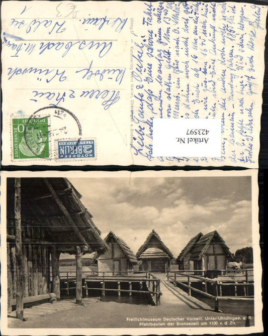 423597, Unter-Uhldingen on Lake Constance Open-air museum Bronze Age pile dwellings
