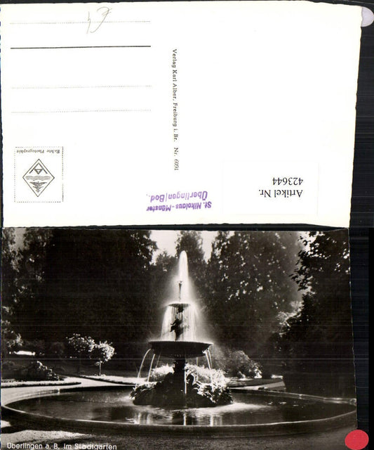 423644, Überlingen on Lake Constance, City Garden Fountain