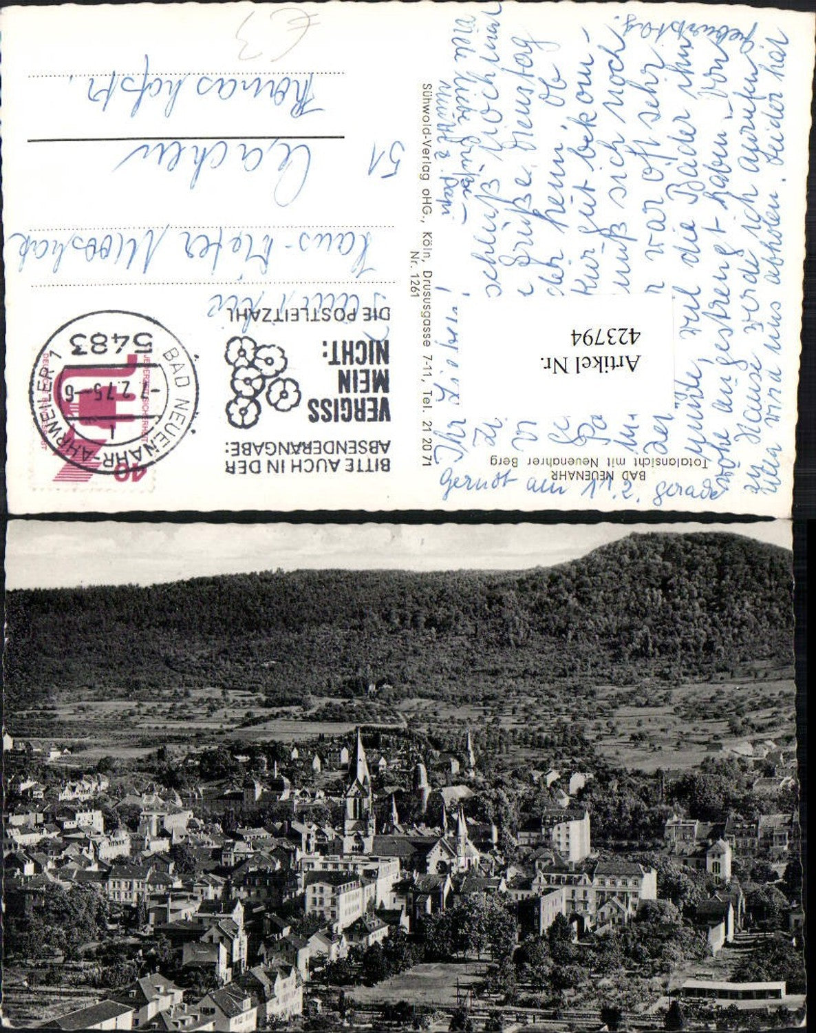 423794, Bad Neuenahr Totale m. Neuenahrer Berg