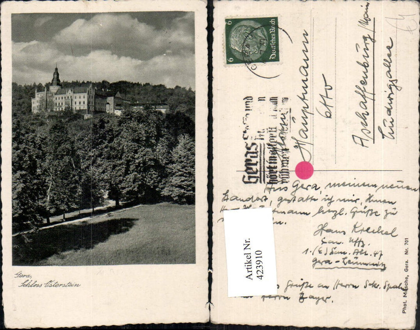 423910,Gera Schloss Osterstein