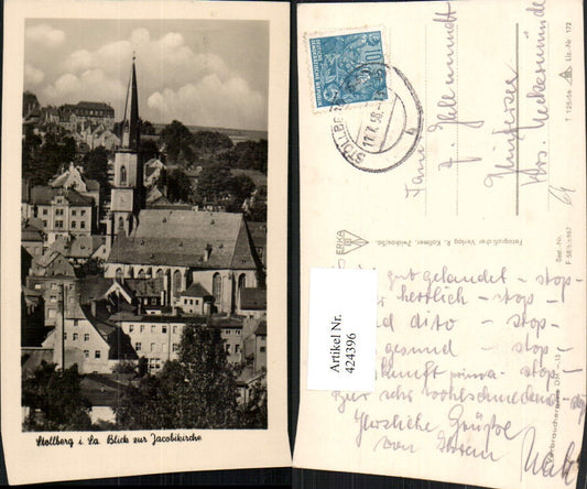 424396, Stollberg partial view with St. Jacob's Church
