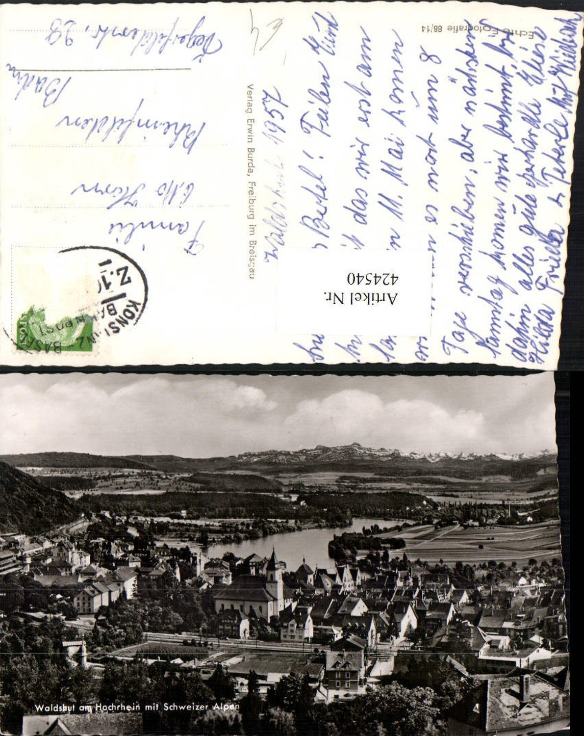 424540, Waldshut am Hochrhein Total with Swiss Alps