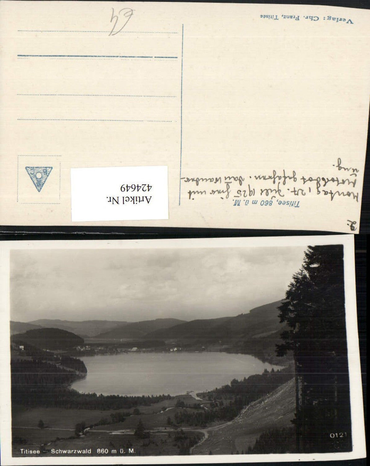 424649,Titisee im Schwarzwald See