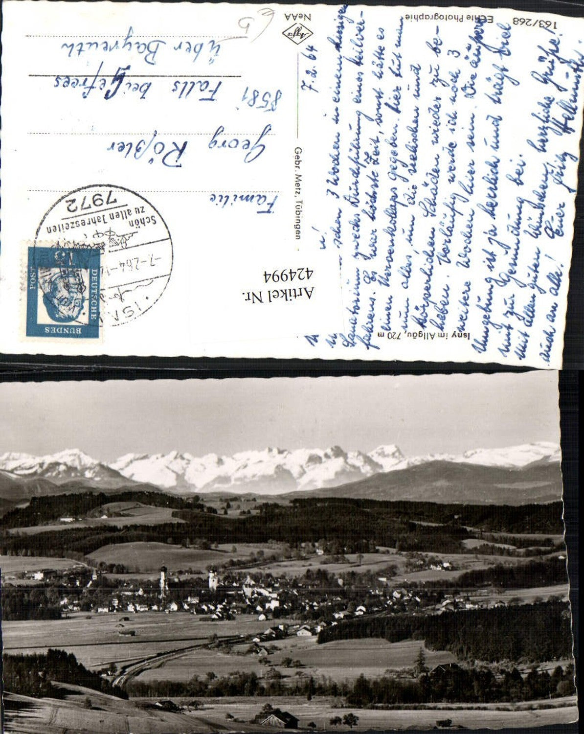 424994, Isny ​​im Allgäu Total mountain scenery