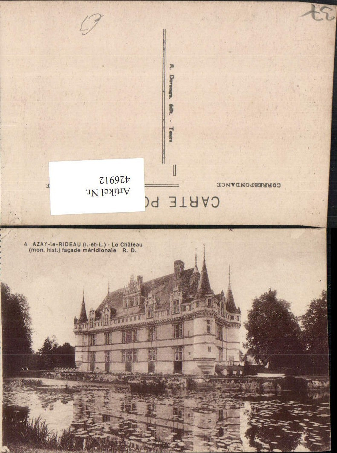 426912,Centre Indre-et-Loire Azay-le-Rideau Le Chateau Schloss