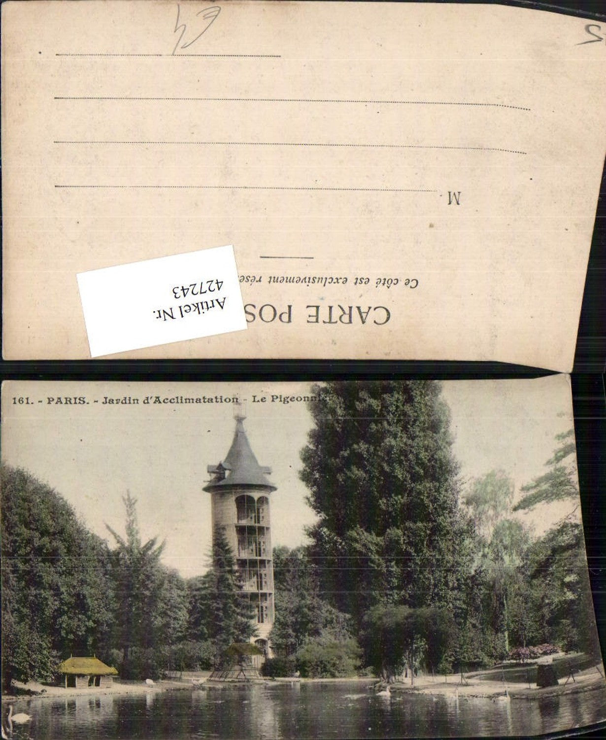 427243,Ile-de-France Paris Jardin Acclimatation Le Pigeonnier Dovecote Tower