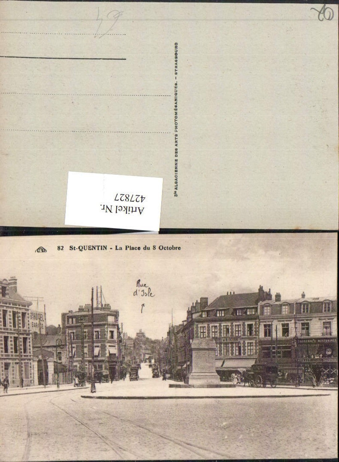 427827, Picardie Aisne St-Quentin La Place Square Street view
