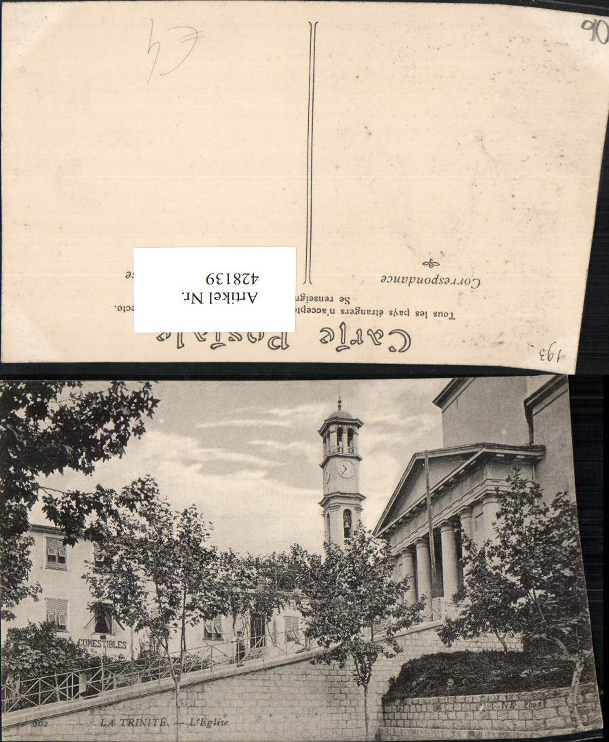 428139,Provence-Alpes-Cote-Azur Alpes Maritimes La Trinite L'Eglise Church