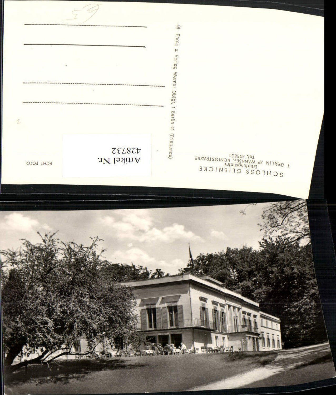 428732, Berlin Wannsee Glienicke Palace Recreation Center