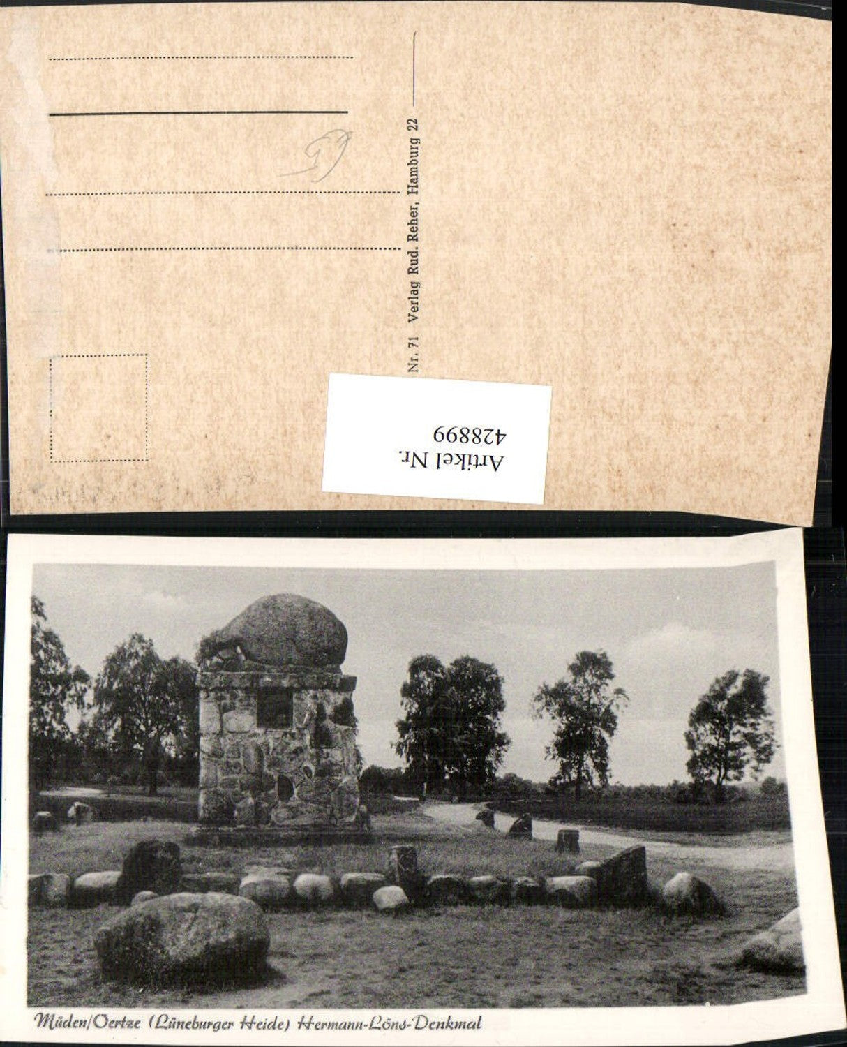 428899, Müden Örtze Hermann-Löns-Denkmal