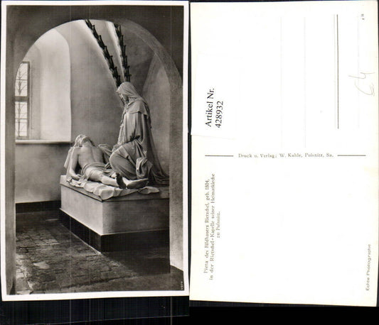 428932, Pulsnitz Rietschel Chapel Pietà Statue