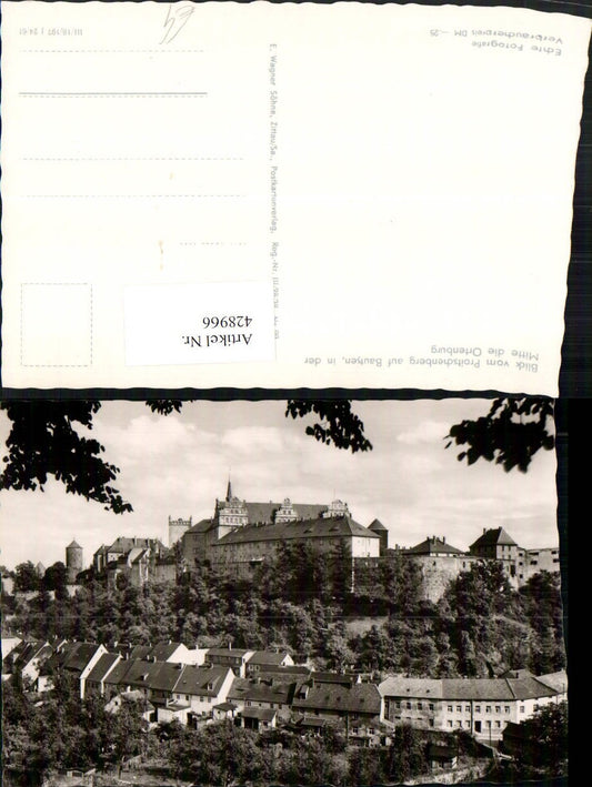 428966, Bautzen partial view with Ortenburg from the Proitschenberg