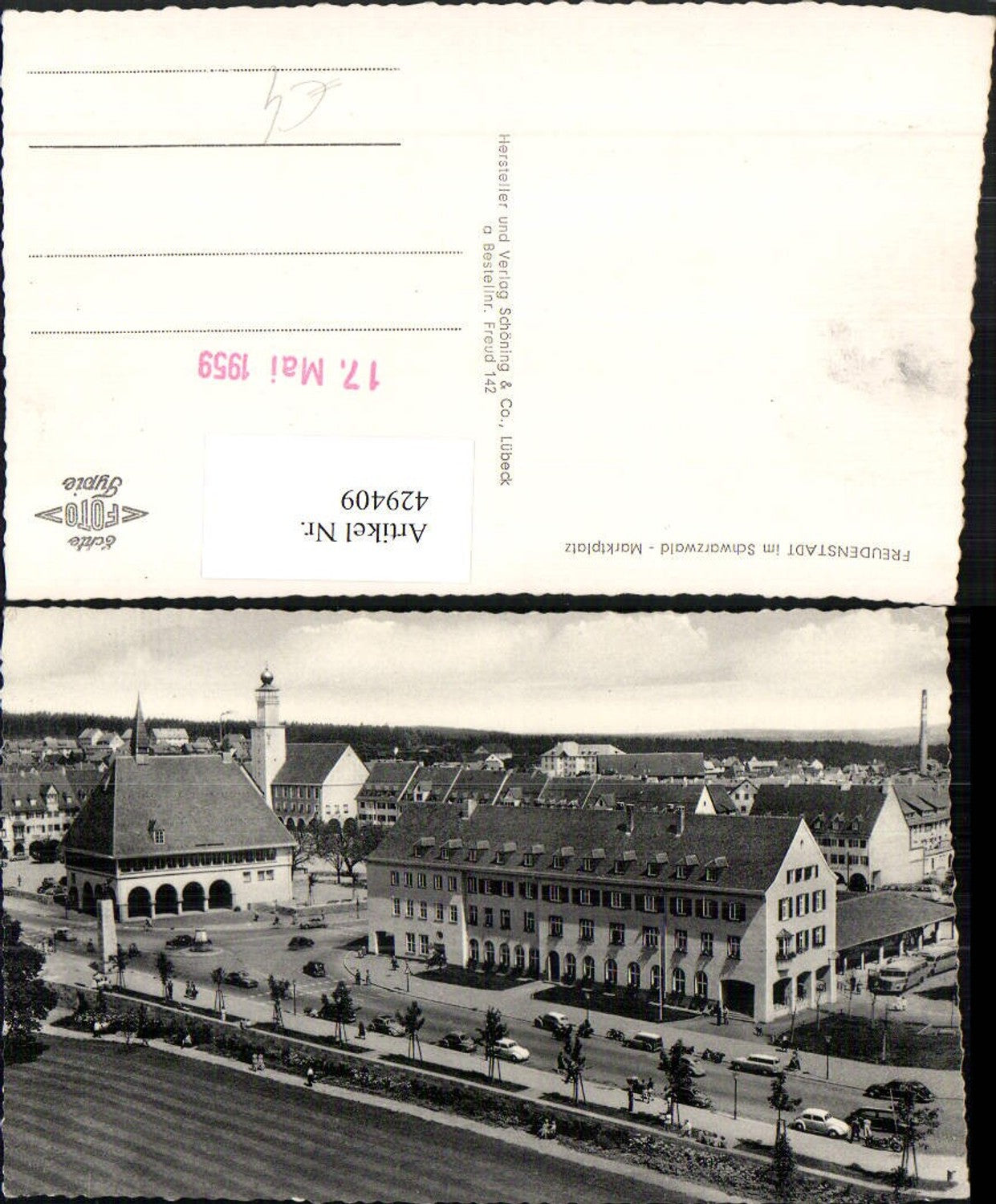 429409, Freudenstadt in the Black Forest, Market Square, Town Hall