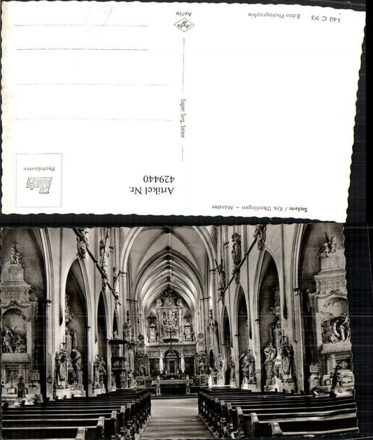 429440, Salem Minster Church Interior View