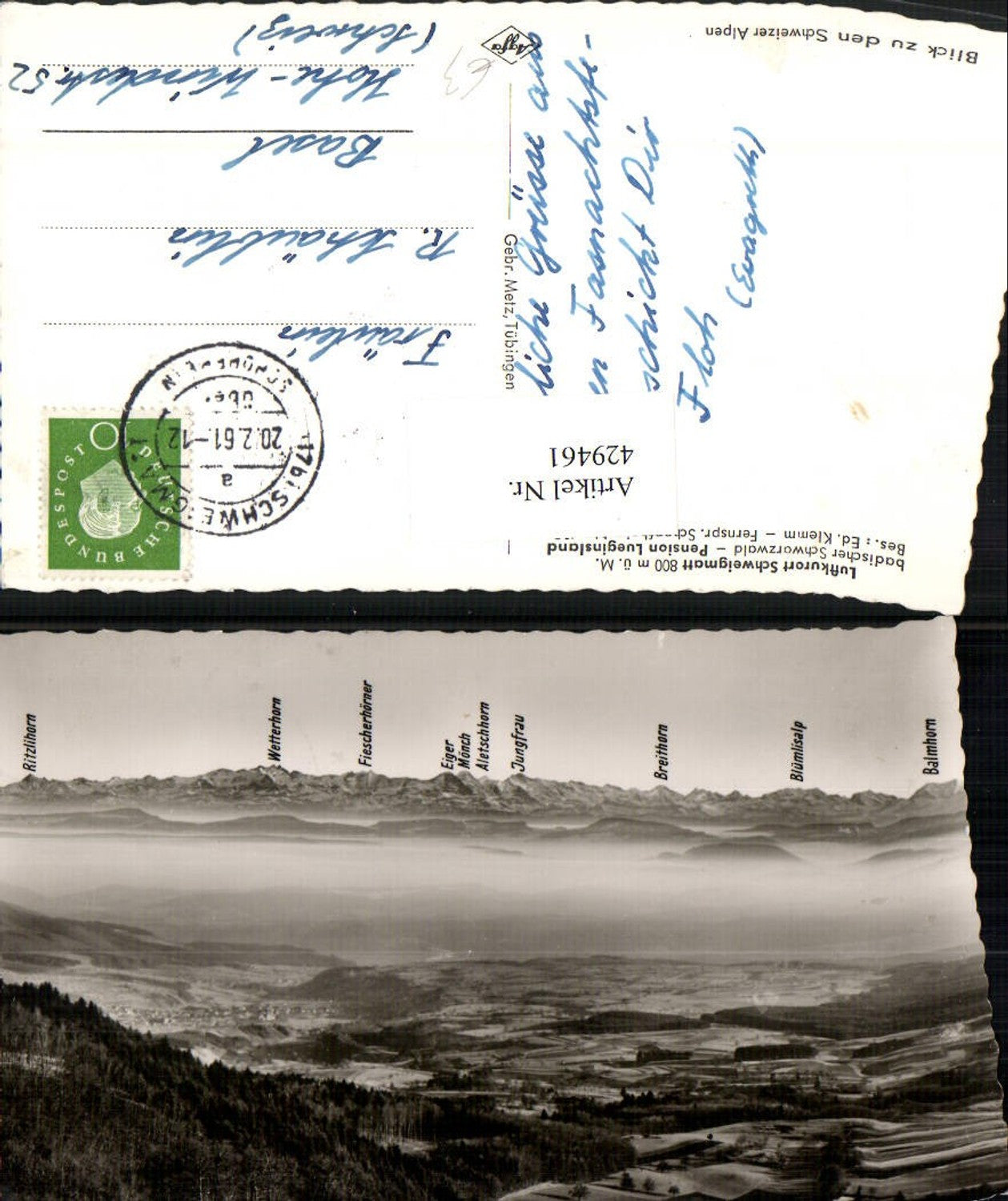 429461, Schweigmatt in the Black Forest, total mountain scenery