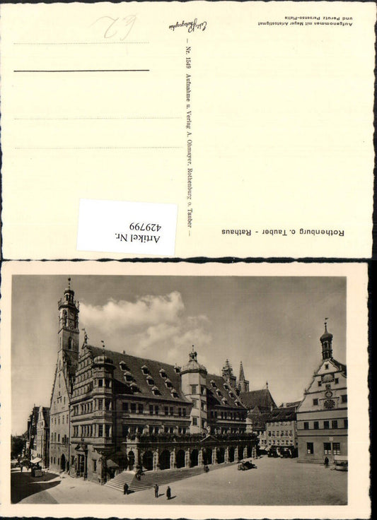 429799, Rothenburg ob der Tauber Town Hall Building