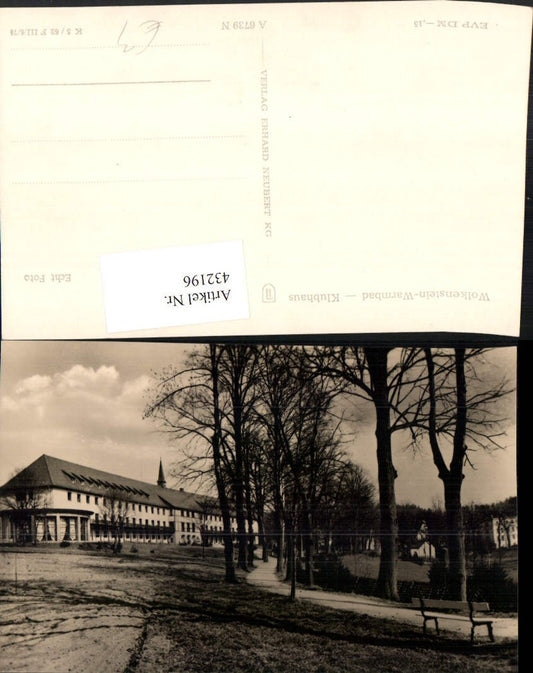 432196, Wolkenstein-Warmbad Clubhouse Building