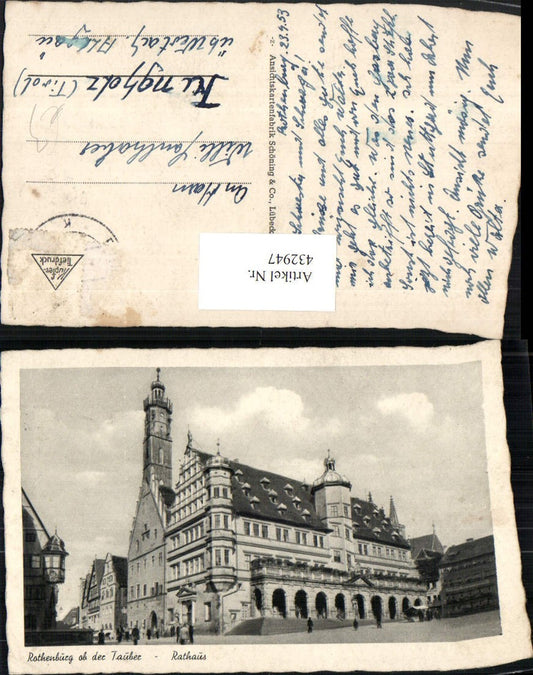 432947, Rothenburg ob der Tauber Town Hall Building