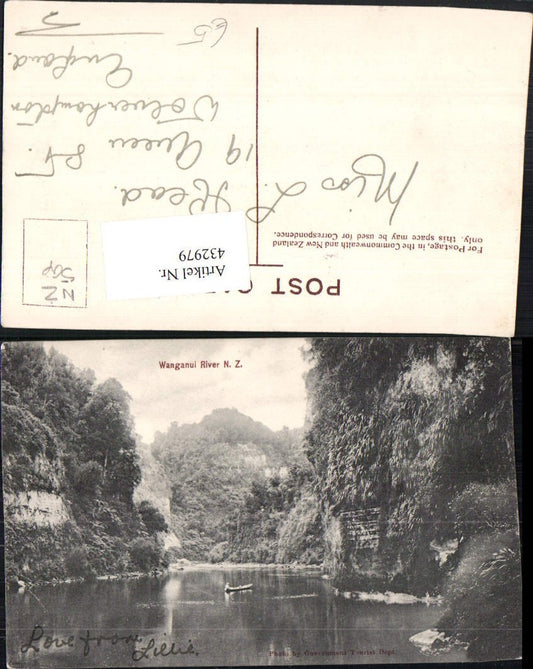 432979,New Zealand Neuseeland Wanganui River Fluss