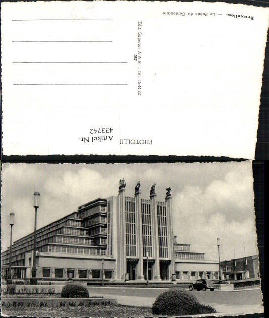 433742, Belgium Brussels Le Palais du Centenaire building