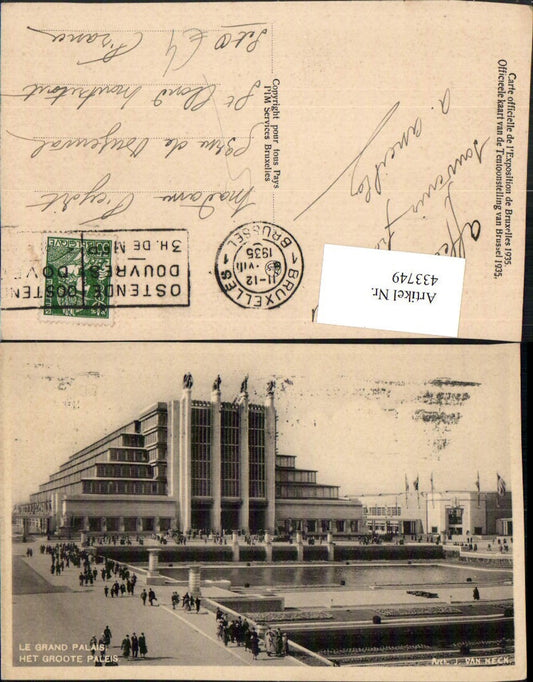 433749, Belgium Brussels Le Grand Palais Building